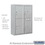 Salsbury Industries 3811D-4PAFU 11 Door High Surface Mounted 4C Horizontal Parcel Locker with 4 Parcel Lockers in Aluminum with USPS Access
