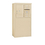 Salsbury Industries 3906D-04SFU Free-Standing 4C Horizontal Mailbox Unit - 6 Door High Unit (51-3/4 Inches) - Double Column - 4 MB1 Doors / 1 PL6 - Sandstone - Front Loading - USPS Access