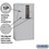 Salsbury Industries 3906D-2PAFP 6 Door High Free-Standing 4C Horizontal Parcel Locker with 2 Parcel Lockers in Aluminum with Private Access