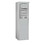 Salsbury Industries 3906S-03AFP 6 Door High Free-Standing 4C Horizontal Mailbox with 3 Doors in Aluminum with Private Access
