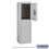 Salsbury Industries 3906S-1PAFP 6 Door High Free-Standing 4C Horizontal Parcel Locker with 1 Parcel Locker in Aluminum with Private Access
