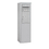 Salsbury Industries 3908S-01AFP Free-Standing 4C Horizontal Mailbox Unit - 8 Door High Unit (58-3/4 Inches) - Single Column - 1 MB1 Door / 1 PL5 - Aluminum - Front Loading - Private Access
