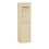 Salsbury Industries 3908S-01SFP Free-Standing 4C Horizontal Mailbox Unit - 8 Door High Unit (58-3/4 Inches) - Single Column - 1 MB1 Door / 1 PL5 - Sandstone - Front Loading - Private Access