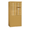 Salsbury Industries 3909D-16GFU Free-Standing 4C Horizontal Mailbox Unit - 9 Door High Unit (62-1/4 Inches) - Double Column - 16 MB1 Doors - Gold - Front Loading - USPS Access