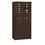 Salsbury Industries 3910D-08ZFP Free-Standing 4C Horizontal Mailbox Unit - 10 Door High Unit (65-3/4 Inches) - Double Column - 8 MB1 Doors / 2 PL5's - Bronze - Front Loading - Private Access