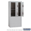 Salsbury Industries 3910D-4PAFP 10 Door High Free-Standing 4C Horizontal Parcel Locker with 4 Parcel Lockers in Aluminum with Private Access