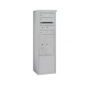 Salsbury Industries Free-Standing 4C Horizontal Mailbox Unit - 10 Door High Unit (52-3/4 Inches) - Single Column - 3 MB1 Doors / 1 PL5 - Front Loading - USPS Access