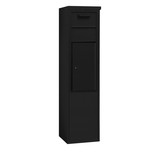 Salsbury Industries 3911S-1CBF 11 Door High Free-Standing 4C Horizontal Collection Box in Black