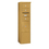 Salsbury Industries 3913S-03GFP Free-Standing 4C Horizontal Mailbox Unit - 13 Door High Unit (69-1/4 Inches) - Single Column - 3 MB2 Doors / 1 PL5 - Gold - Front Loading - Private Access
