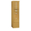 Salsbury Industries 3915S-06GFP Free-Standing 4C Horizontal Mailbox Unit - 15 Door High Unit (72 Inches) - Single Column - 6 MB1 Doors / 1 PL6 - Gold - Front Loading - Private Access
