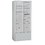 Salsbury Industries 3916D-15AFP Maximum Height Free-Standing 4C Horizontal Mailbox with 15 Doors and 3 Parcel Lockers in Aluminum with Private Access