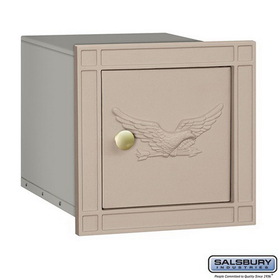Salsbury Industries Cast Aluminum Column Mailbox - Non-Locking - Eagle Door