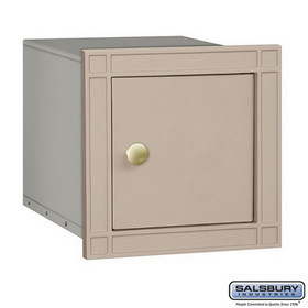 Salsbury Industries Cast Aluminum Column Mailbox - Non-Locking - Plain Door