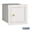 Salsbury Industries 4140P-WHT Cast Aluminum Column Mailbox - Non-Locking - Plain Door - White