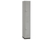 Salsbury Industries 42168GRY Heavy Duty Plastic Locker - Double Tier - 1 Wide - 6 Feet High - 18 Inches Deep - Gray