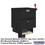 Salsbury Industries 4315BLK Newspaper Holder - for Roadside Mailbox and Mail Chest - Black
