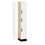 Salsbury Industries 43168AW 12" Wide Premier Wood Locker - Triple Tier - 1 Wide - 6 Feet High - 18" Deep - Arctic White - Hasp