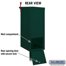 Salsbury Industries 4375GRN Mail Package Drop - Green