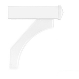 Salsbury Industries 4377WHT Arm Kit - Replacement for Deluxe Post for (1) Roadside Mailbox - White