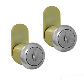 Salsbury Industries 4390 Lock Set - (2) Standard Replacement Locks (Keyed Alike) - for Roadside Mailbox, Mail Chest and Mail Package Drop - with (2) Keys Each