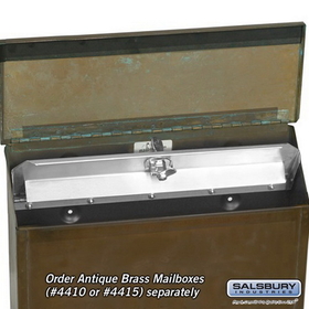 Salsbury Industries 4411 Security Kit - Option for Antique Brass Mailbox - Horizontal Style - with (2) Keys