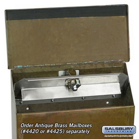 Salsbury Industries 4421 Security Kit - Option for Antique Brass Mailbox - Vertical Style - with (2) Keys