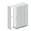 Salsbury Industries 44237AW Side Panel - for 24 Inch Deep Premier Wood Locker - without Sloping Hood - Arctic White