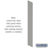 Salsbury Industries Side Panel - for Heavy Duty Plastic Locker - with Sloping Hood