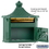 Salsbury Industries 4460GRN Victorian Mailbox - Surface Mounted - Green