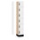Salsbury Industries 46165AW 12" Wide Premier Wood Locker - Six Tier Box Style - 1 Wide - 6 Feet High - 15" Deep - Arctic White - Hasp