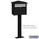 Salsbury Industries 4765BLK Mail House Post - Bolt Mounted - Black