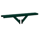 Salsbury Industries 4885GRN Spreader - 5 Wide with 2 Supporting Arms - for Rural Mailboxes and Townhouse Mailboxes - Green