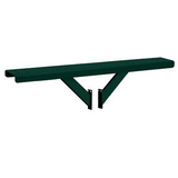 Salsbury Industries 4885GRN Spreader - 5 Wide with 2 Supporting Arms - for Rural Mailboxes - Green