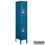 Salsbury Industries 62155BL-U 12" Wide Double Tier Standard Metal Locker - 1 Wide - 5 Feet High - 15 Inches Deep - Blue - Unassembled