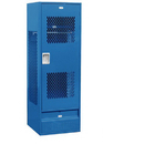 Salsbury Industries 72024BL-A Standard Gear Metal Locker - Ventilated Door - 6 Feet High - 24 Inches Deep - Blue - Assembled