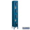 Salsbury Industries 72162BL-U 12" Wide Double Tier Vented Metal Locker - 1 Wide - 6 Feet High - 12 Inches Deep - Blue - Unassembled
