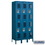 Salsbury Industries 72368BL-U 12" Wide Double Tier Vented Metal Locker - 3 Wide - 6 Feet High - 18 Inches Deep - Blue - Unassembled