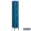 Salsbury Industries 74165BL-U 12" Wide Four Tier Vented Metal Locker - 1 Wide - 6 Feet High - 15 Inches Deep - Blue - Unassembled