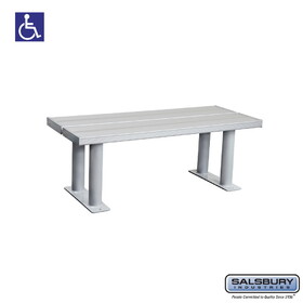Salsbury Aluminum ADA Locker Bench - 42 Inches Wide
