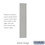 Salsbury Industries 77855GY Front Filler - Vertical - 15 Inch Wide - for 5 Feet High Metal Locker - Gray