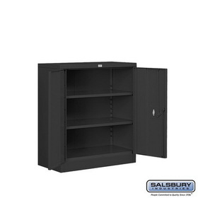 Salsbury Industries 36" Wide Counter Height Heavy Duty Storage Cabinet - 42 Inches High - 18 Inches Deep