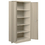 Salsbury Industries 8074TAN-A Heavy Duty Storage Cabinet - Standard - 78 Inches High - 24 Inches Deep - Tan - Assembled