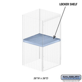 Salsbury Industries 8333-S Shelf - for Bulk Storage Locker - 36 Inches Wide - 36 Inches Deep