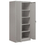Salsbury Industries 9074GRY-U Storage Cabinet - Standard - 78 Inches High - 24 Inches Deep - Gray - Unassembled