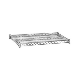Salsbury Industries 9138CHR Additional Shelf - for Wire Shelving - 36 Inches Wide - 18 Inches Deep - Chrome
