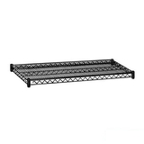 Salsbury Industries 9148BLK Additional Shelf - for Wire Shelving - 48 Inches Wide - 18 Inches Deep - Black