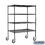 Salsbury Industries 9544M-BLK 48" Wide Mobile Wire Shelving - 69 Inches High - 24 Inches Deep - Black