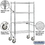 Salsbury Industries 9638M-CHR 36" Wide Mobile Wire Shelving - 80 Inches High - 18 Inches Deep - Chrome