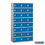 Salsbury Industries 98368BL-U 12" Wide Eight Tier Plastic Locker - 3 Wide - 6 Feet High - 18 Inches Deep - Blue - Unassembled