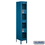 Salsbury Industries S-52168BL-U 15" Wide Double Tier See-Through Metal Locker - 1 Wide - 6 Feet High - 18 Inches Deep - Blue - Unassembled